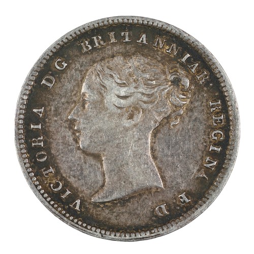 149 - Victoria, 1854, Four Pence. GF with a some nice toning (S3913)