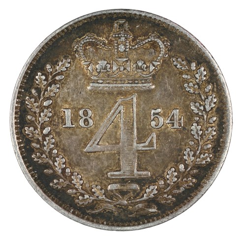 149 - Victoria, 1854, Four Pence. GF with a some nice toning (S3913)