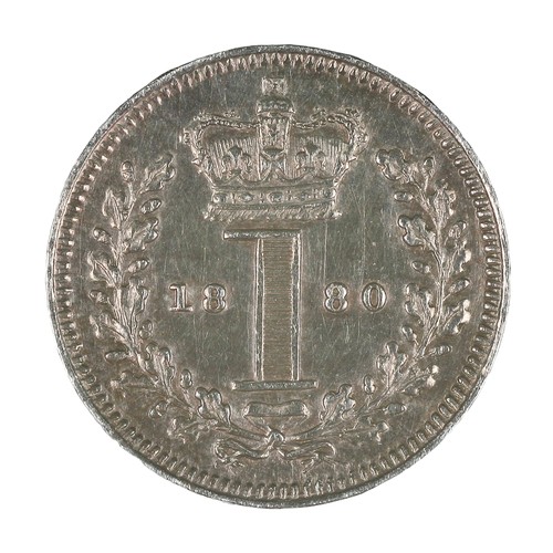 167 - Victoria, Silver Penny. 1880. EF (S3920)