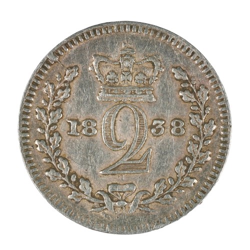 163 - Victoria, Twopence. 1838. VF (S3914E)