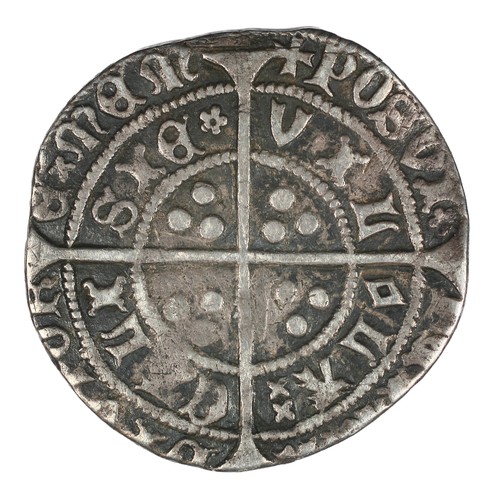 11 - Henry VI, Groat. Rosette-mascle issue, 1430-31. Calais. A couple of weak spots but overall about GF/... 