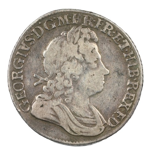 45 - George I, Shilling. 1723. First bust. SSC in angles. Fine (S3647)