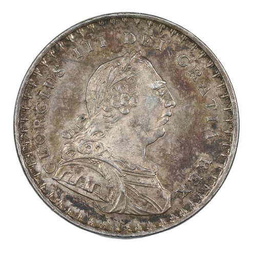 55 - George III, Eighteen Pence bank token. 1812. First bust in armour and oak wreath. EF (S3771)