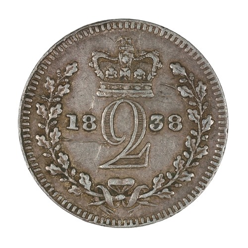 160 - Victoria, 1838, Twopence. AVF (S3914E)