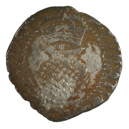 36 - James I, Half Groat. Larger crown on Obverse. Fine (S2659)