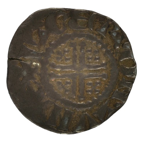 7 - Henry III, Penny. Class VIb short cross. Very tall lettering with long rectangular face.  Ilger from... 