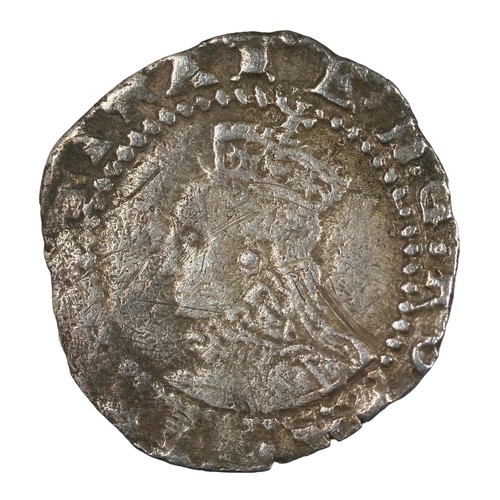 28 - Elizabeth I, Penny. No rose or date. mm woolpack. Fine (S2580)