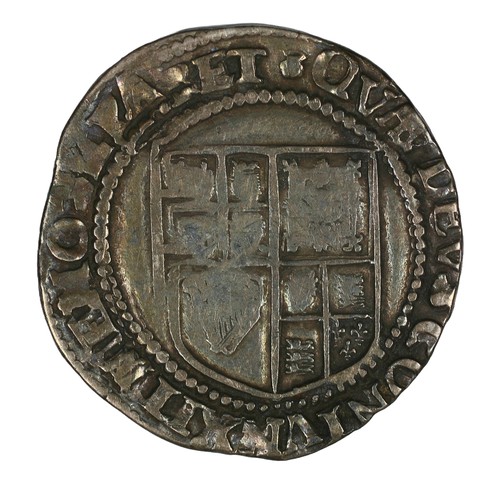 33 - James I, Shilling. 1603-4, First coinage. Shiliing. Second bust with beard merging with collar and w... 