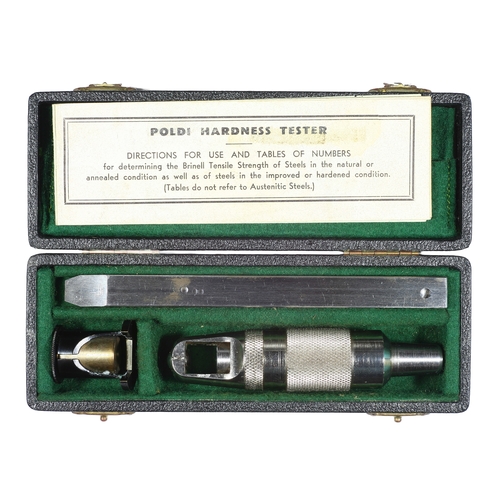 88 - Poldi Hardness Tester. In original box complete with instructions.