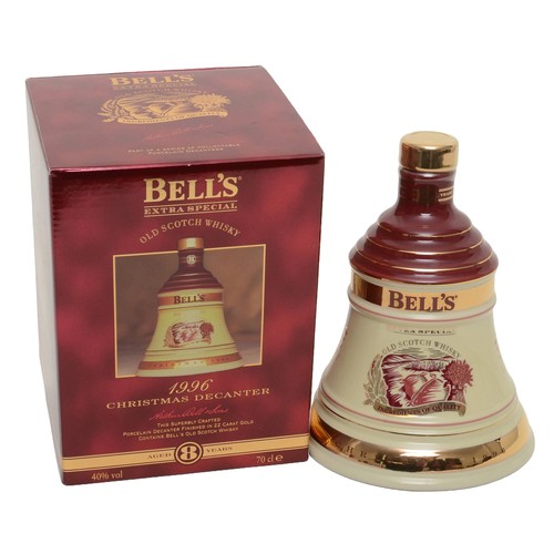 85 - Bell's Scotch Whisky Decanter - Christmas 1996. Sealed and boxed.