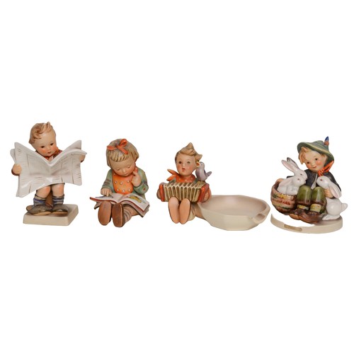 22 - Collection of 4 Hummel Figures. As found.