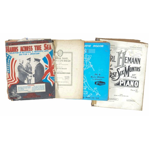 65 - Assorted Sheet Music

Featuring: Hands Across The Sea - Selection of National & Patriotic Airs, Brit... 