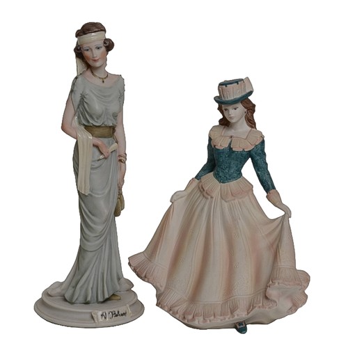 23 - Two Figurines including Coalport Age of Elegance Spring Pageant and DEAR 1997 figurine by A Belcari.