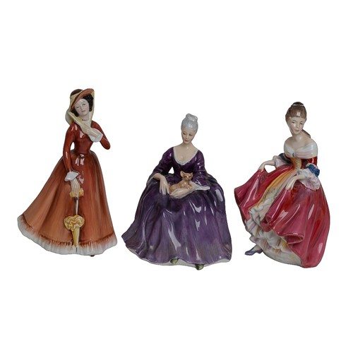 25 - Three Doulton Lady Figurines including:
Julia
Charlotte
Southern Belle