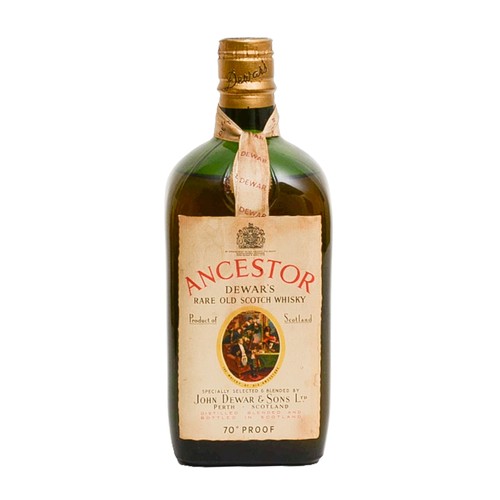 86 - Sealed bottle of Ancestor Dewar's Rare Old Scotch Whisky.