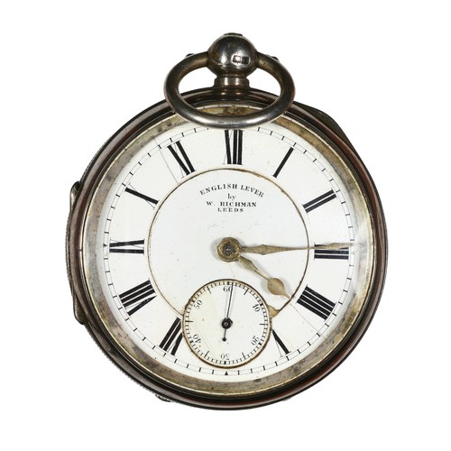 116 - Collection of Three Open Face Pocket Watches including:
1 x English Lever by Richman Leeds. Chester,... 