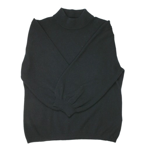 152 - Allude Jumper. Black, size XL. 70% Virgin wool/30% cashmere. Pre-loved, very good condition.