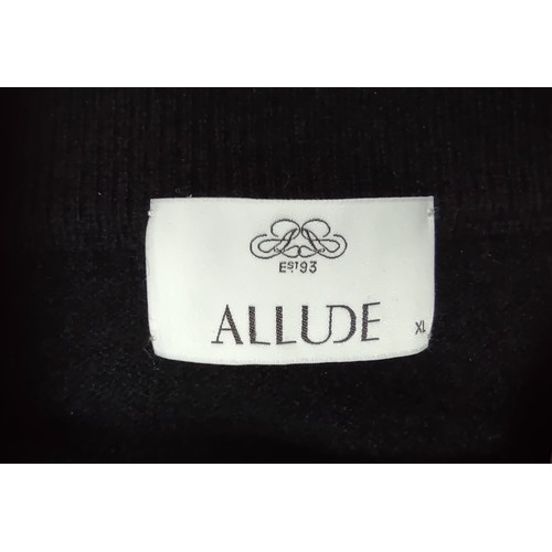 152 - Allude Jumper. Black, size XL. 70% Virgin wool/30% cashmere. Pre-loved, very good condition.