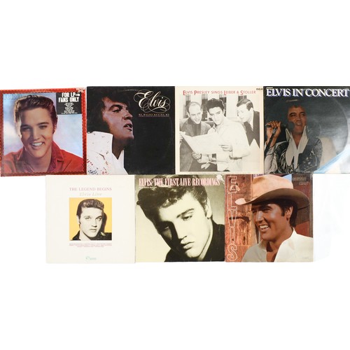 10 - Collection of 7 Elvis LPs

Includes: For LP Fans Only - LSP-1990, The Legend Begins - Elvis Live - O... 