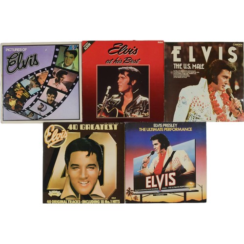 11 - Collection of 5 Elvis LPs

Includes: Elvis At His Best - SDL 004, 40 Greatest Hits - ADEP 12, The Ul... 