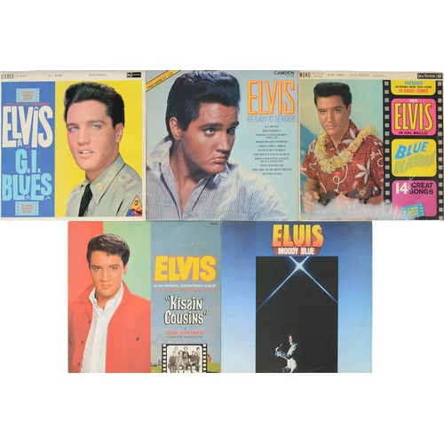 12 - Collection of Elvis LPs

Includes: G.I. Blues - SF 5078, Return To Sender - CDS 1200, Blue Hawaii - ... 