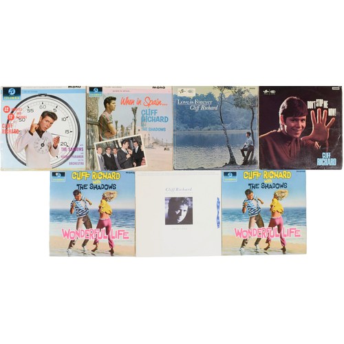 15 - Collection of 7 Cliff Richard and Cliff Richard & The Shadows LPs

Includes:
32 Minutes and 17 Secon... 