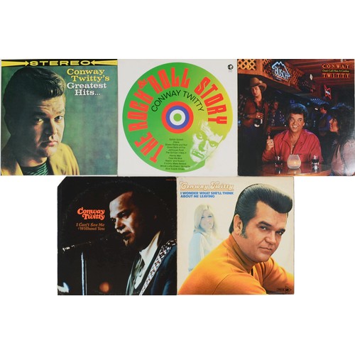 17 - Collection of 5 Conway Twitty LPs

Includes:
The Rock & Roll Story - MGM CS 8100, Don't Call Him A C... 