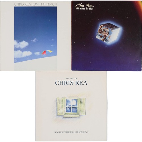 19 - Collection of 3 Chris Rea LPs

Includes:
The Road To Hell - 246 285-1, WX 317, On The Beach - 207 68... 