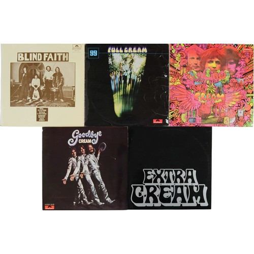 20 - Collection of 5 Cream and Blind Faith Records

Including:
Disraeli Gears (Italian pressing) - SLPHM/... 