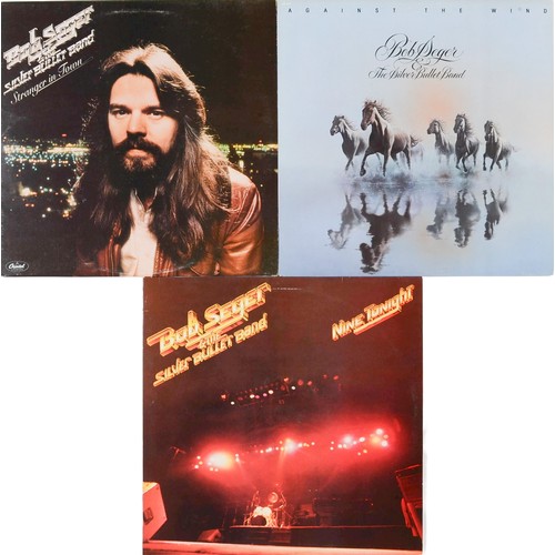 22 - Collection of 3 Bob Seger & The Silver Bullet Band LPs

Includes:
Stranger In Town - EA-ST 11698, Ag... 