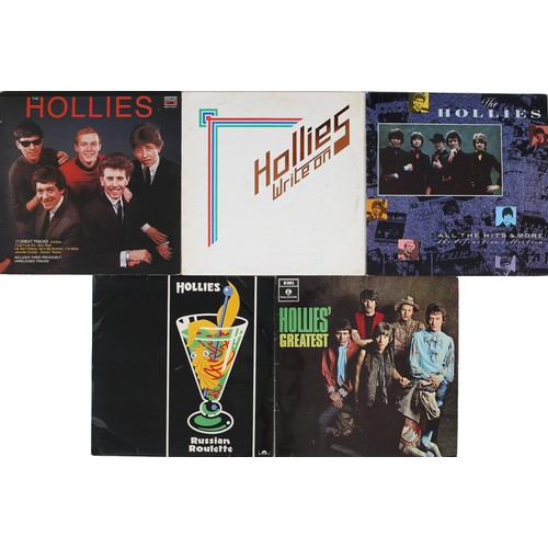 56 - Collection of 5 LPs by The Hollies

Includes: Hollies Greatest - PMC 7057, All The Hits And More - E... 