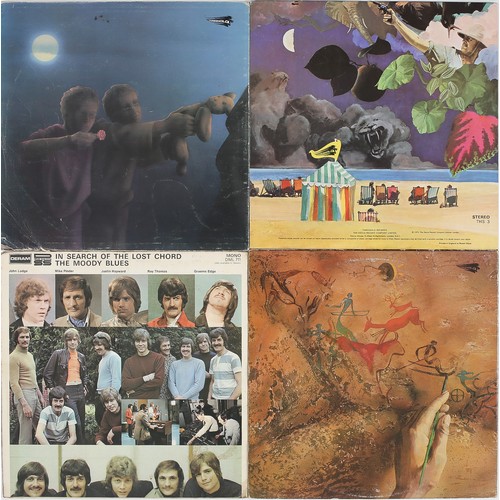 59 - Collection of 4 LPs by The Moody Blues

Includes: In search Of The Lost Chord - DML 711, DML.711, A ... 