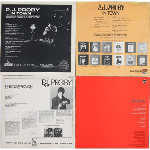 74 - Collection of 8 P.J. Proby LPs

Include: Believe It Or Not! - LBS83087, Phenomenon - LBL 83045, and ... 