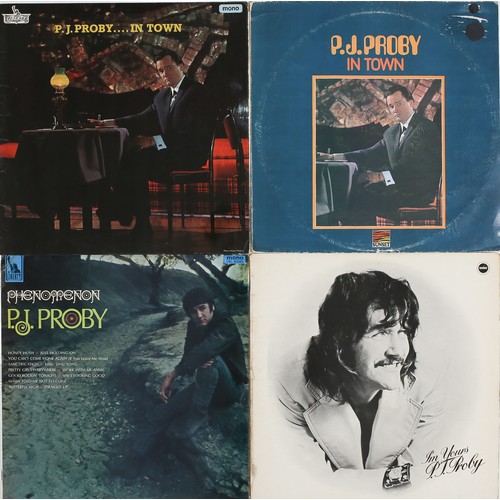 74 - Collection of 8 P.J. Proby LPs

Include: Believe It Or Not! - LBS83087, Phenomenon - LBL 83045, and ... 