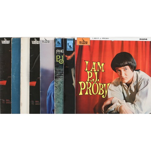 74 - Collection of 8 P.J. Proby LPs

Include: Believe It Or Not! - LBS83087, Phenomenon - LBL 83045, and ... 