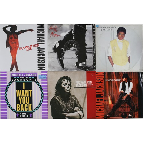 76 - Collection of 9 Michael Jackson LPs and 12