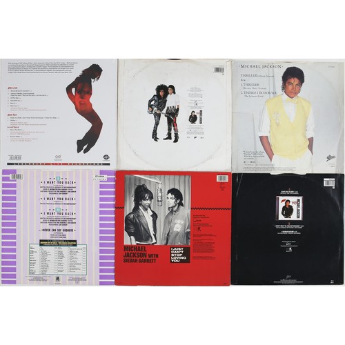 76 - Collection of 9 Michael Jackson LPs and 12