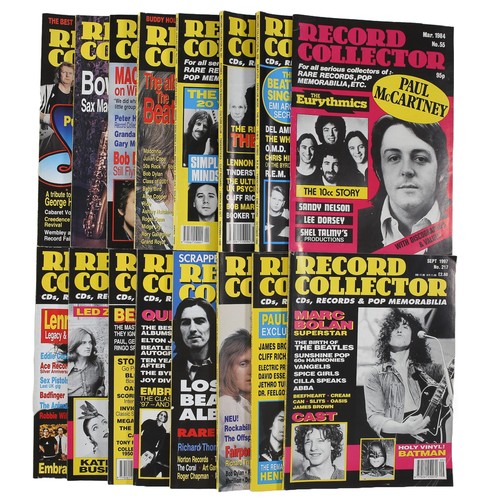 87 - Collection of 16 Record Collector Magazines Featuring Articles About The Beatles

A total of 16 maga... 