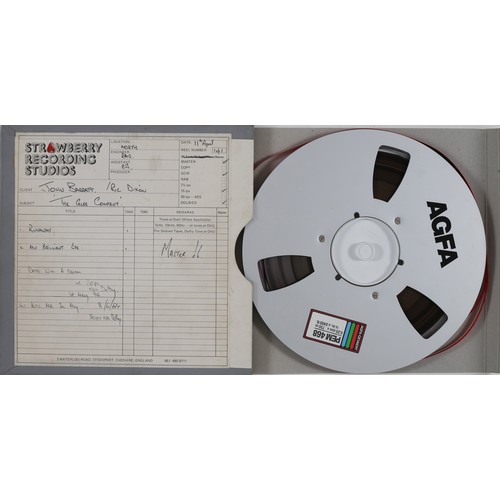 102 - John Barratt/Ric Dixon - The Glee Company - Reel-To-Reel Tape

Recorded at Strawberry Recording Stud... 