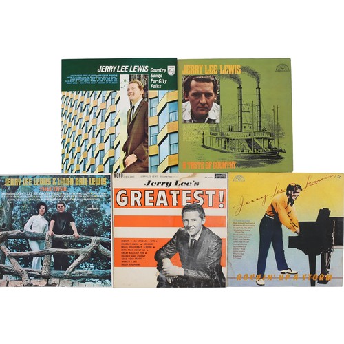 121 - Collection of 5 Jerry Lee Lewis LPs

Includes: Jerry Lee's Greatest! - HA-S 2440, Rockin' Up A Storm... 