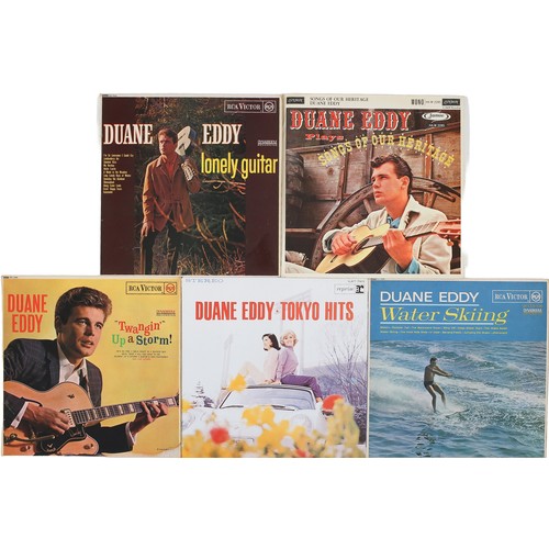 127 - Collection of 5 Duane Eddy LPs

Includes: Tokyo Hits/Dynamic Guitar In Tokyo (Japanese pressing) - S... 