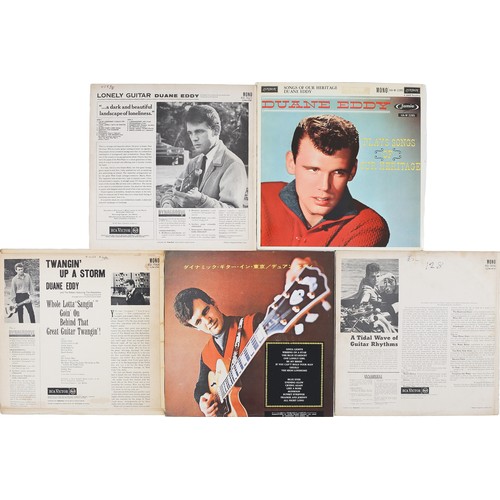 127 - Collection of 5 Duane Eddy LPs

Includes: Tokyo Hits/Dynamic Guitar In Tokyo (Japanese pressing) - S... 