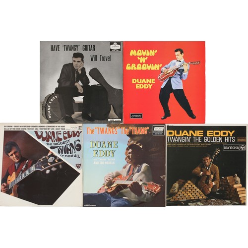 132 - Collection of 5 Duane Eddy LPs

Includes: Have 'Twangy' Guitar will Travel - HA-W 2160, HA-W.2160, T... 