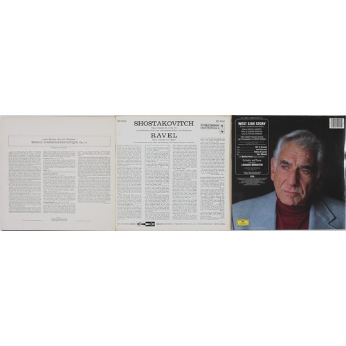 129 - Collection of 3 Leonard Bernstein LPs

Includes: Berlioz* - Symphonie Fantastique - SPR 21, Shostako... 