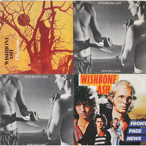 130 - Collection of 4 Wishbone Ash LPs

Includes: Front Page News - MCG 3524,MCA 2311,0C 064-99-507, Pilgr... 