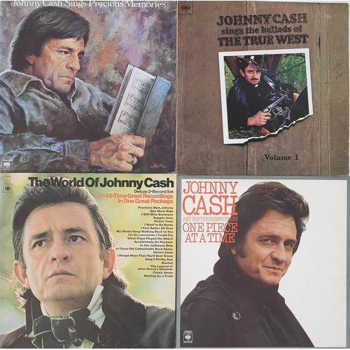 137 - Collection of 7 Johnny Cash LPs

Includes: One Piece At A Time - S 81416, Johnny Cash Sings Precious... 