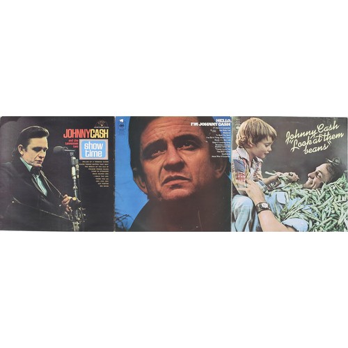 137 - Collection of 7 Johnny Cash LPs

Includes: One Piece At A Time - S 81416, Johnny Cash Sings Precious... 