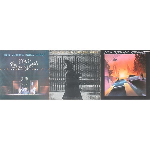 141 - Collection of 3 Neil Young LPs

Includes: Rust Never Sleeps - K 54105, K54105, Trans - GEF 25019, an... 