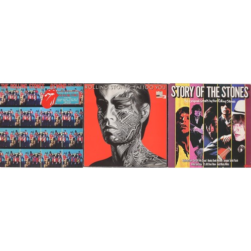 143 - Collection of 3 Rolling Stones LPs

Includes: Rewind (1971-1984) - EJ 2601061,1C 064 2601061, Tattoo... 