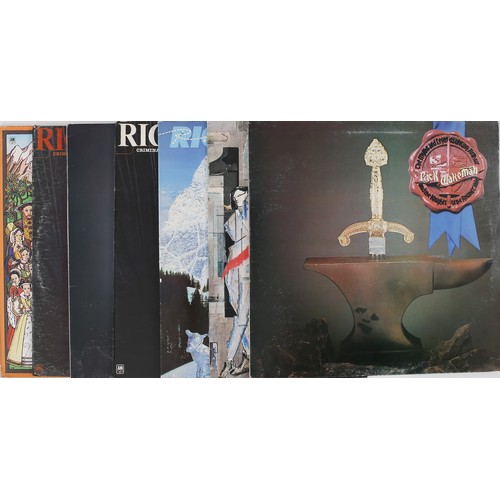 154 - Collection of 7 Rick Wakeman LPs

Includes: The Myths And Legends Of King Arthur And The Knights Of ... 